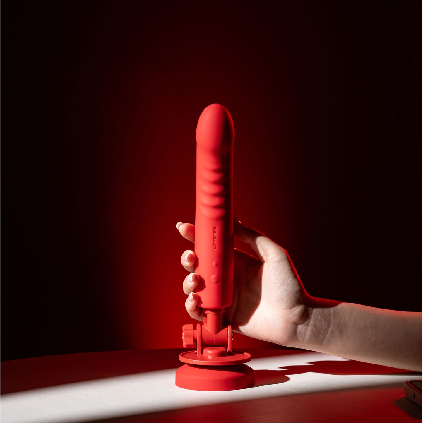 Lovense - Mission 2 App-Controlled Touch Sensitive Suction Cup Dildo