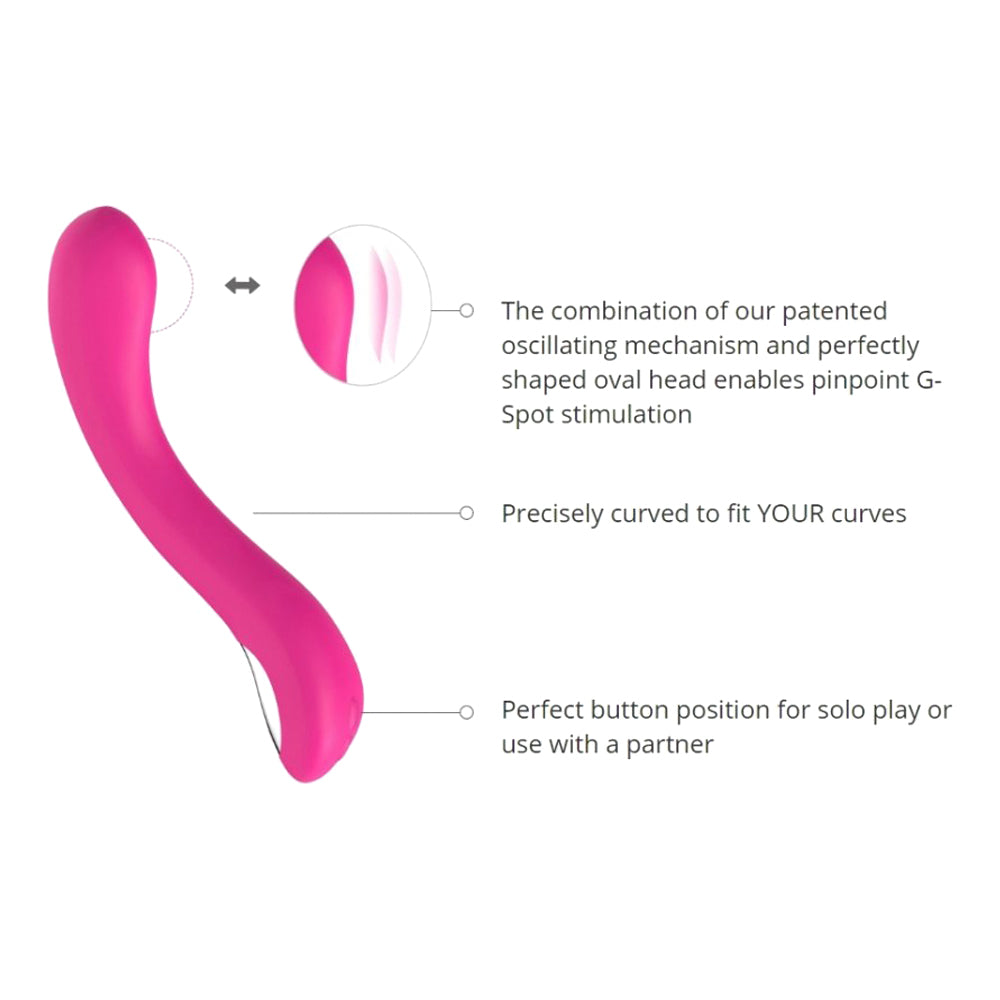 Lovense - Osci 2 App Controlled Oscillating G Spot Vibrator