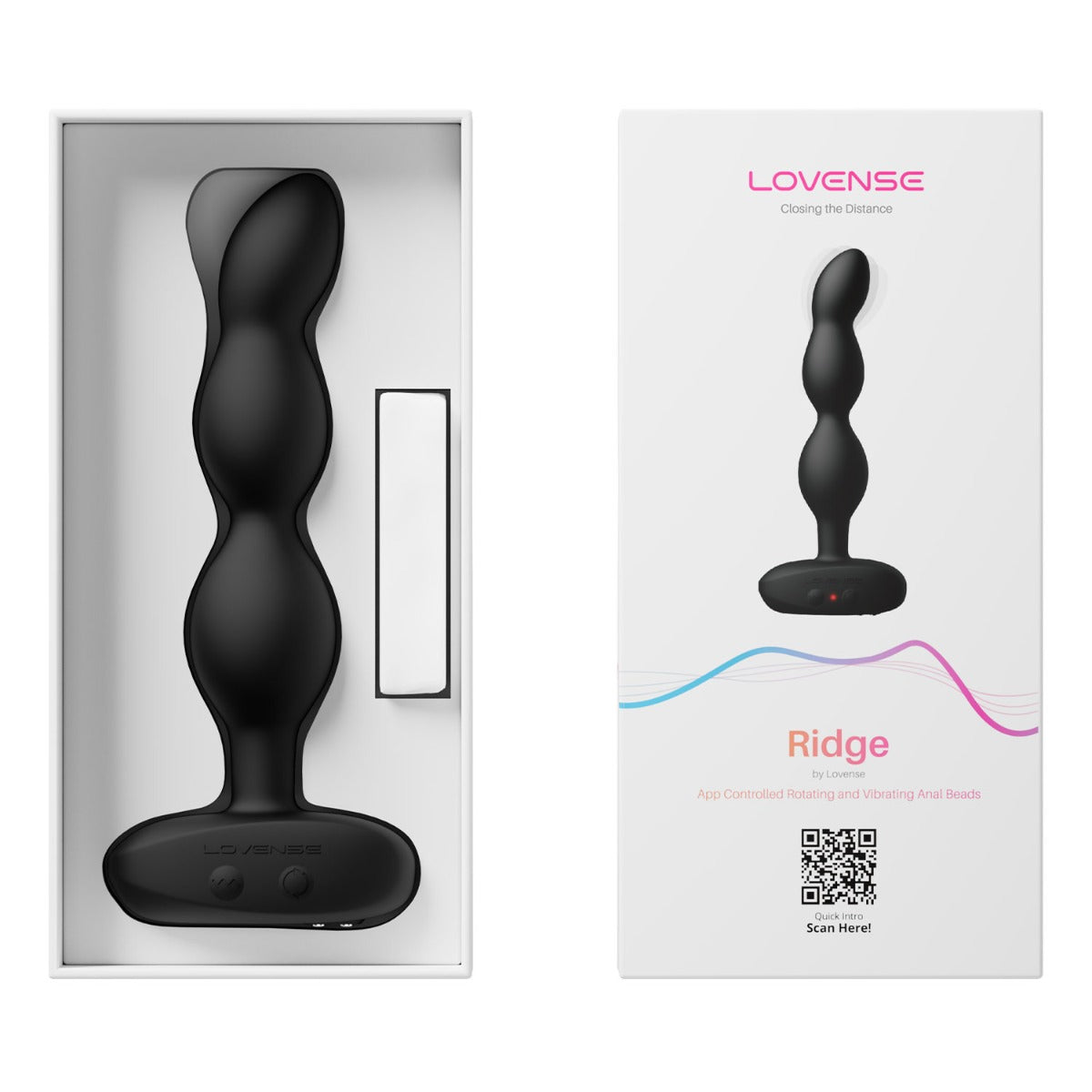 Lovense - Ridge App-Controlled Vibrating and Rotating Anal Beads