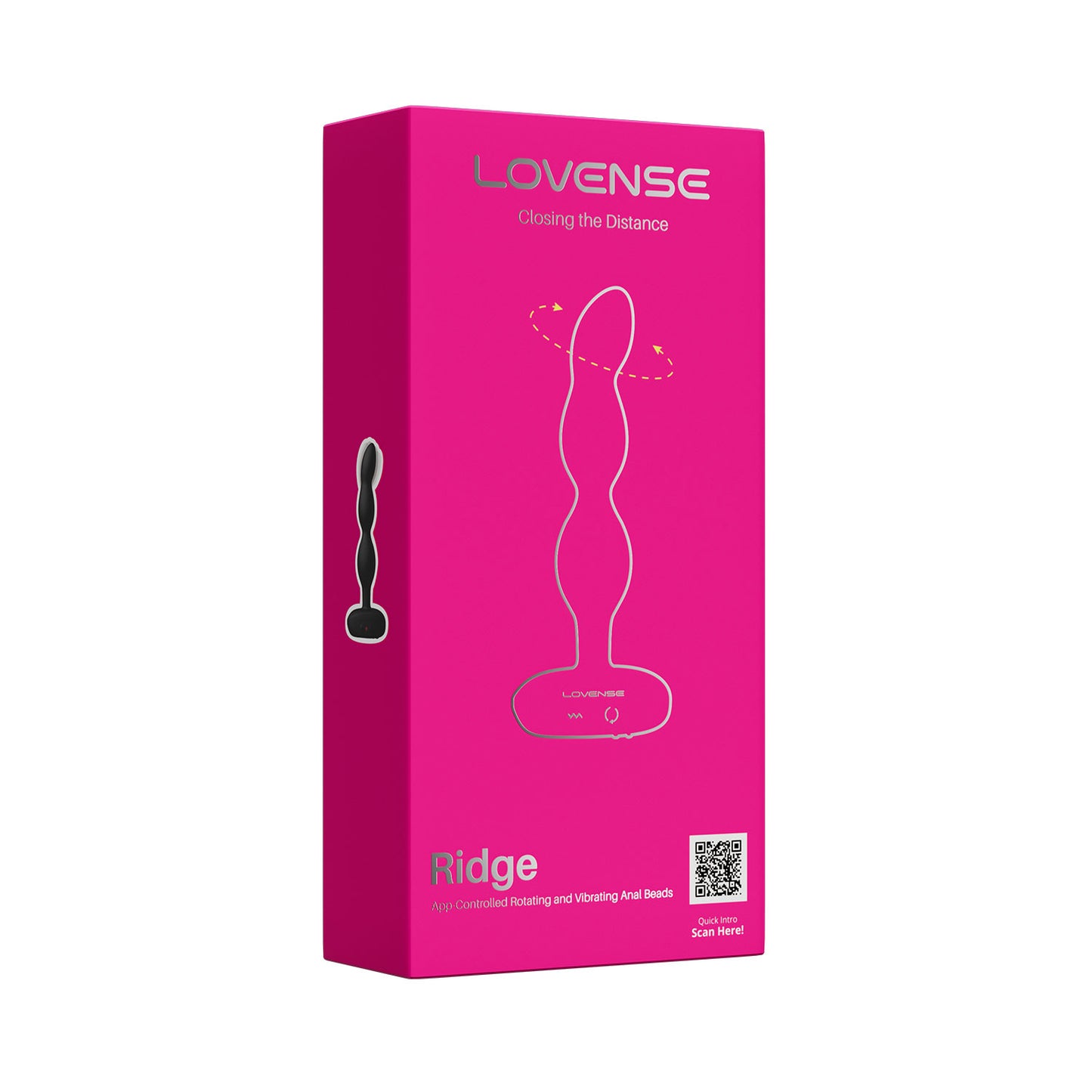 Lovense - Ridge App-Controlled Vibrating and Rotating Anal Beads