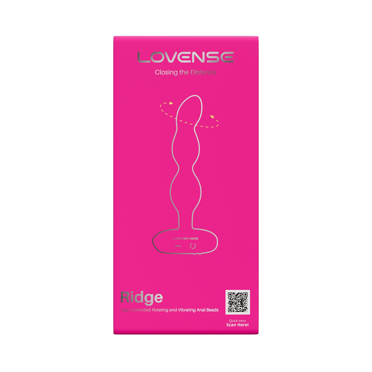 Lovense - Ridge App-Controlled Vibrating and Rotating Anal Beads