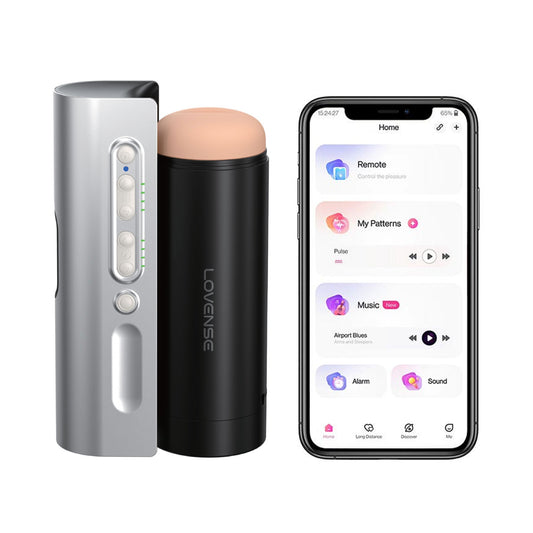 Lovense - Solace Pro AI-Powered Remote Control Thrusting Male Masturbator