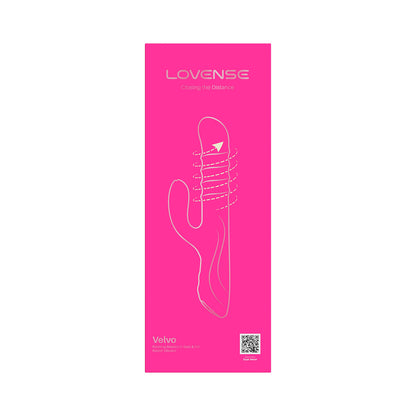 Lovense - Velvo Rotating Beaded G-Spot & Clitoral Rabbit Vibrator