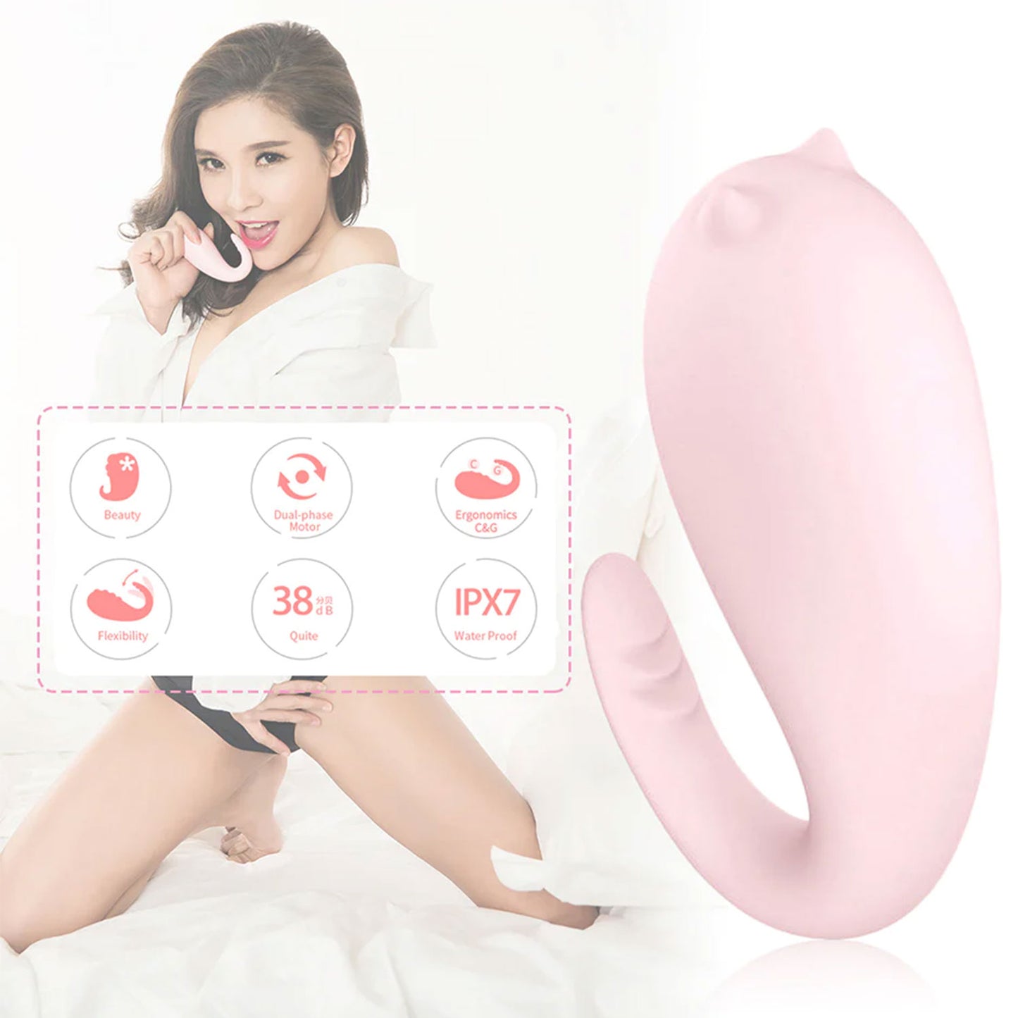 Monster Pub - Monster Pub 1X G Spot Remote Vibrator With App Wand Vibrator (Mr. Devil)