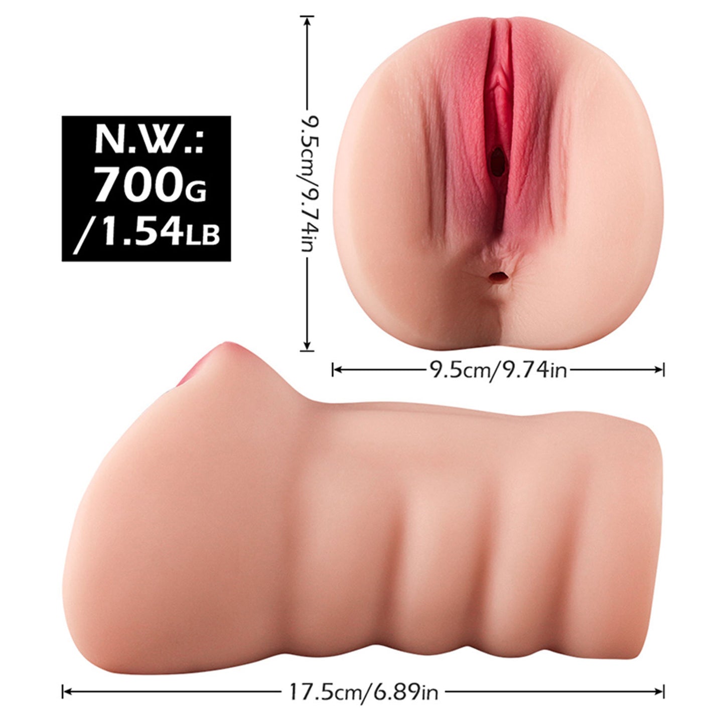 The Horny Company - My Pocket GF Li Ping Apple Double Hole Male Masturbator