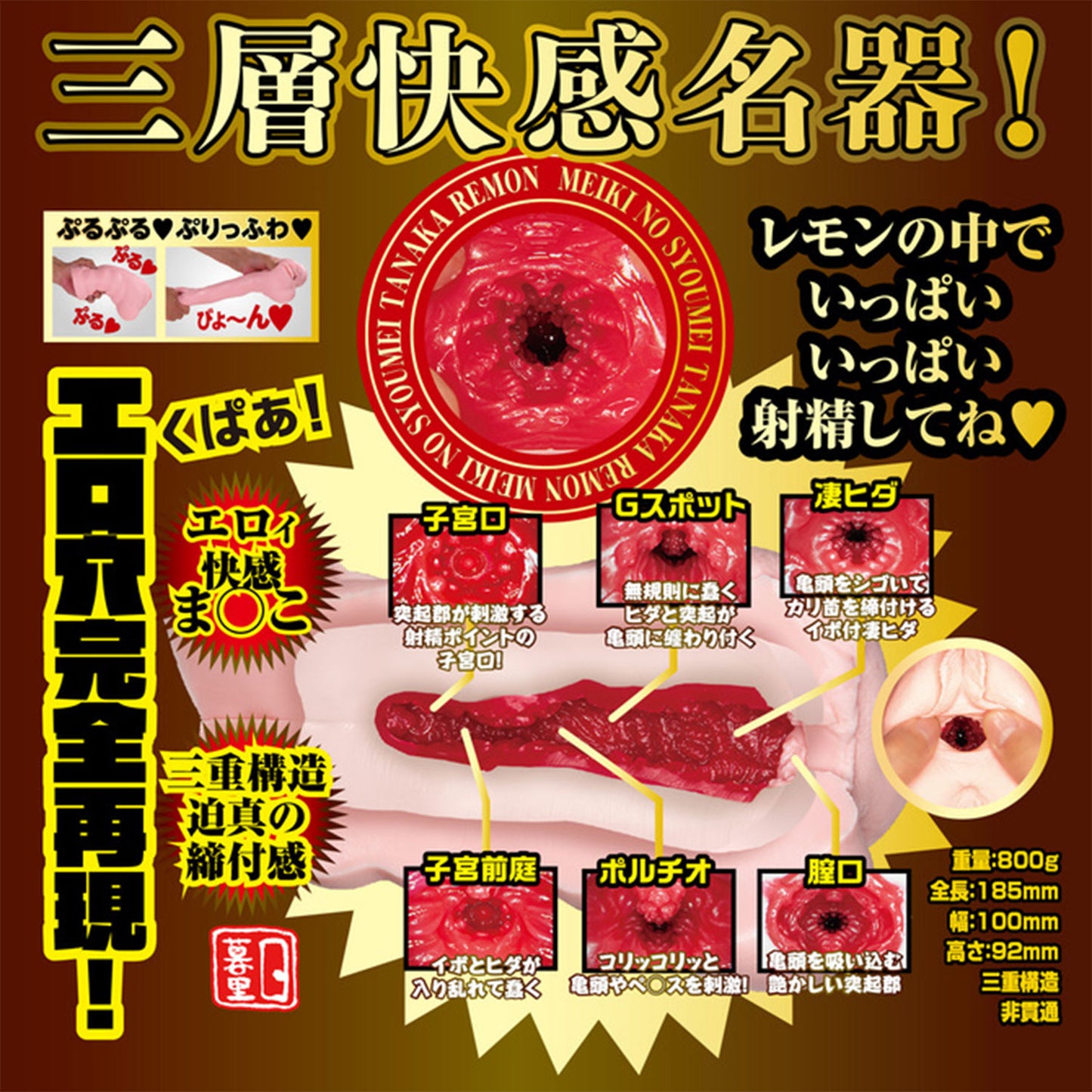 NPG Japan - Meiki Series NO. 13 THE RAREST Lemon Tanaka Vagina Onahole
