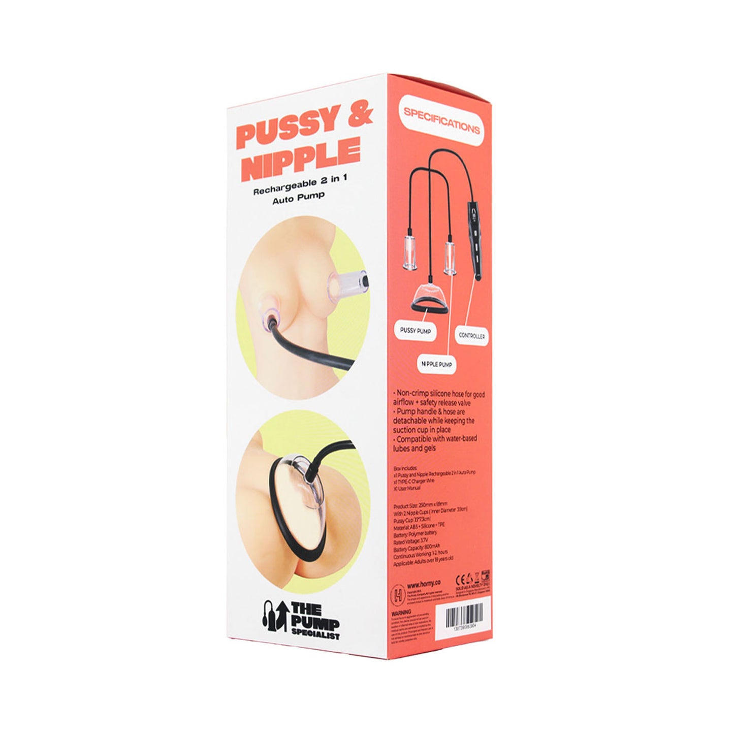 The Pump Specialist - Rechargeable Auto Pussy and Nipple Pump