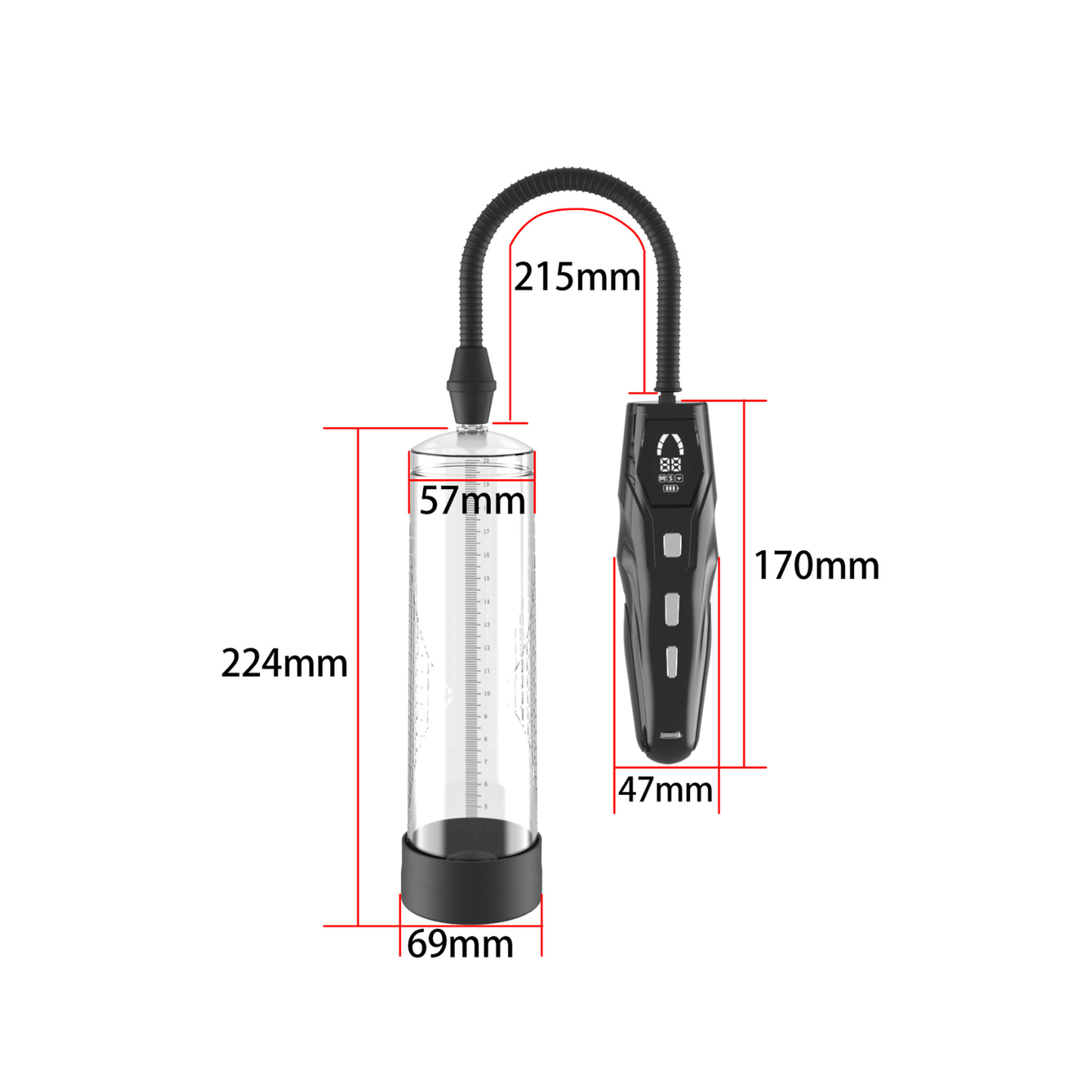 The Pump Specialist - Rechargeable Auto Penis Pump (With New and Improved Controller)