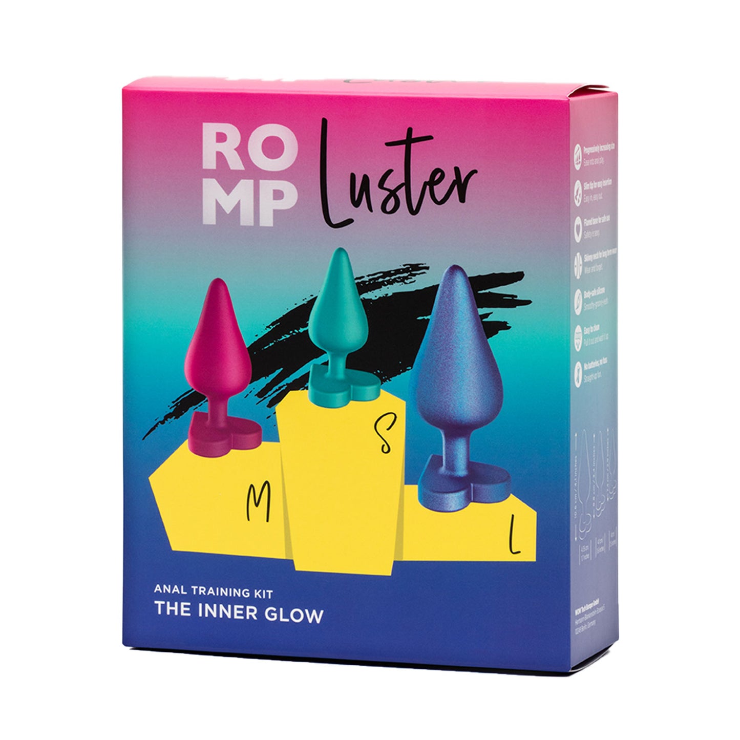 ROMP - Luster 3-piece Anal Training Kit