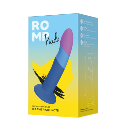 ROMP - Piccolo Hit The Right Note 5.5" Harness Compatible Silicone Suction Cup Dildo 