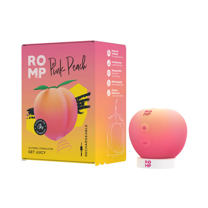 ROMP - Pink Peach Clitoral Stimulator Get Juicy