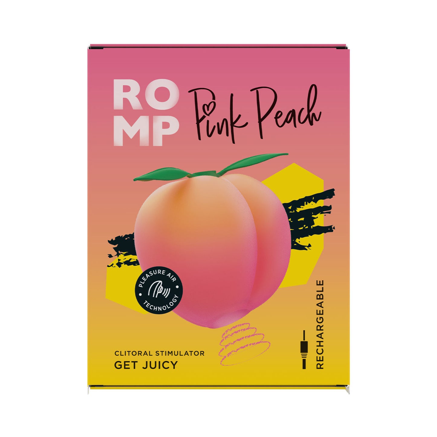 ROMP - Pink Peach Clitoral Stimulator Get Juicy