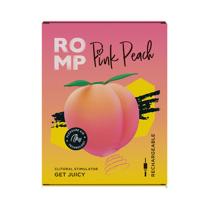 ROMP - Pink Peach Clitoral Stimulator Get Juicy
