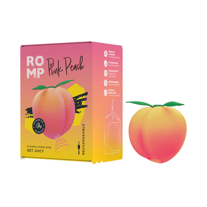 ROMP - Pink Peach Clitoral Stimulator Get Juicy