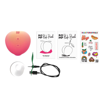 ROMP - Pink Peach Clitoral Stimulator Get Juicy
