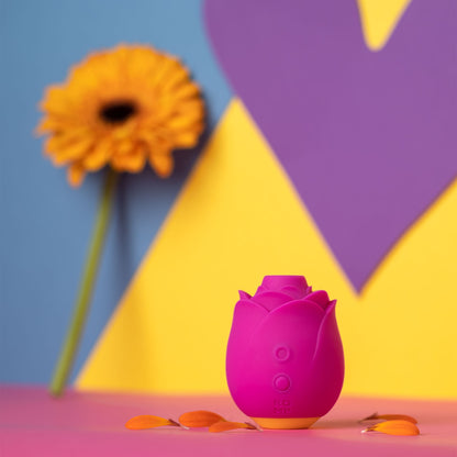 Romp - Rose Rechargeable Clitoral Stimulator Fall in Lust (Violet)