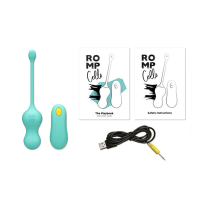 Romp - Cello Remote Controlled G-spot Vibrator (Blue)