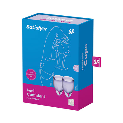 Satisfyer - Feel Confident 2-pc Menstrual Cup Purple