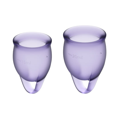 Satisfyer - Feel Confident 2-pc Menstrual Cup Purple