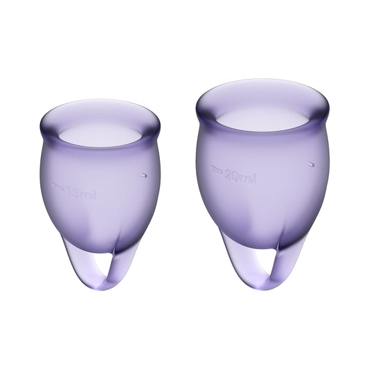 Satisfyer - Feel Confident 2-pc Menstrual Cup Purple