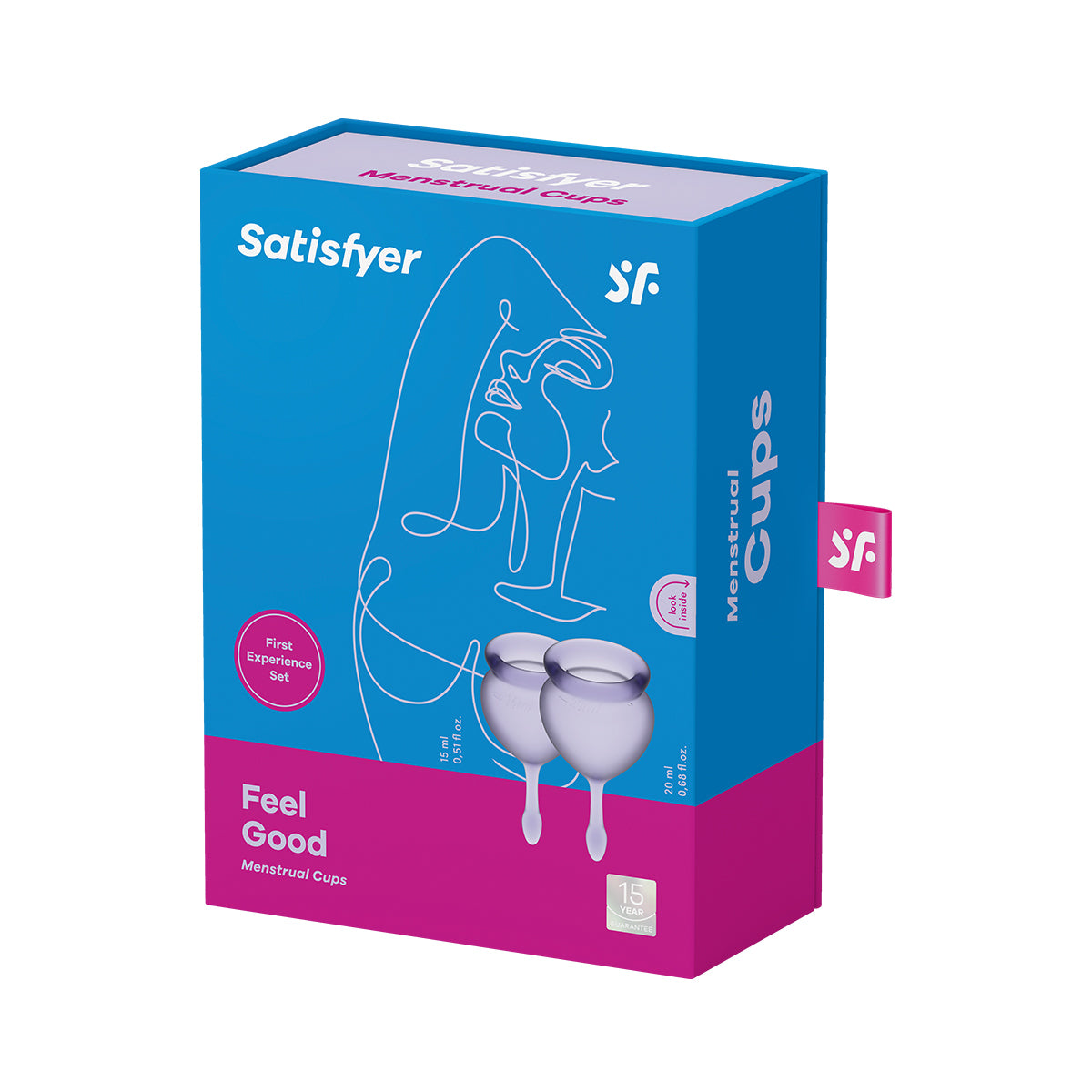 Satisfyer - Feel Good 2-pc Menstrual Cup Purple