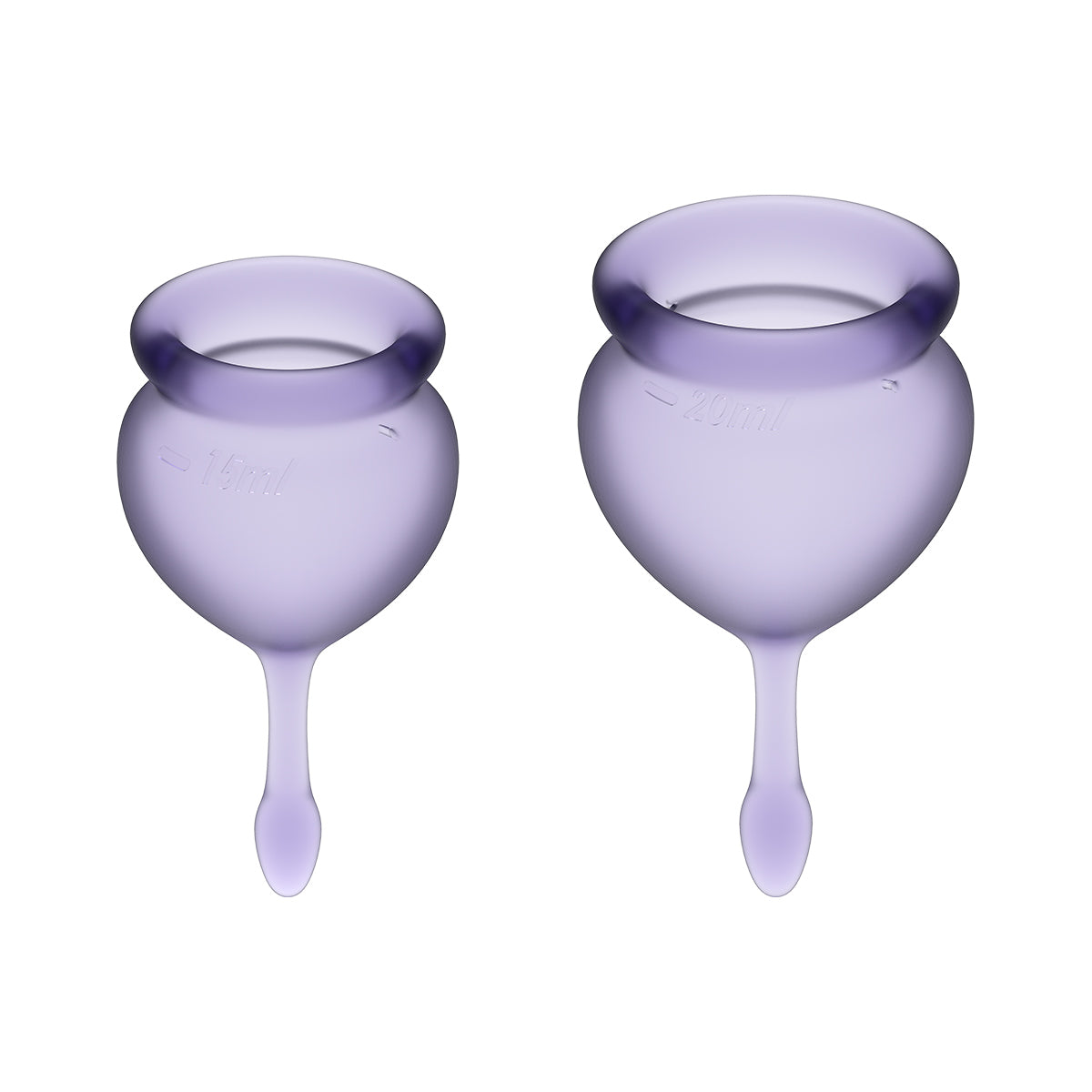 Satisfyer - Feel Good 2-pc Menstrual Cup Purple