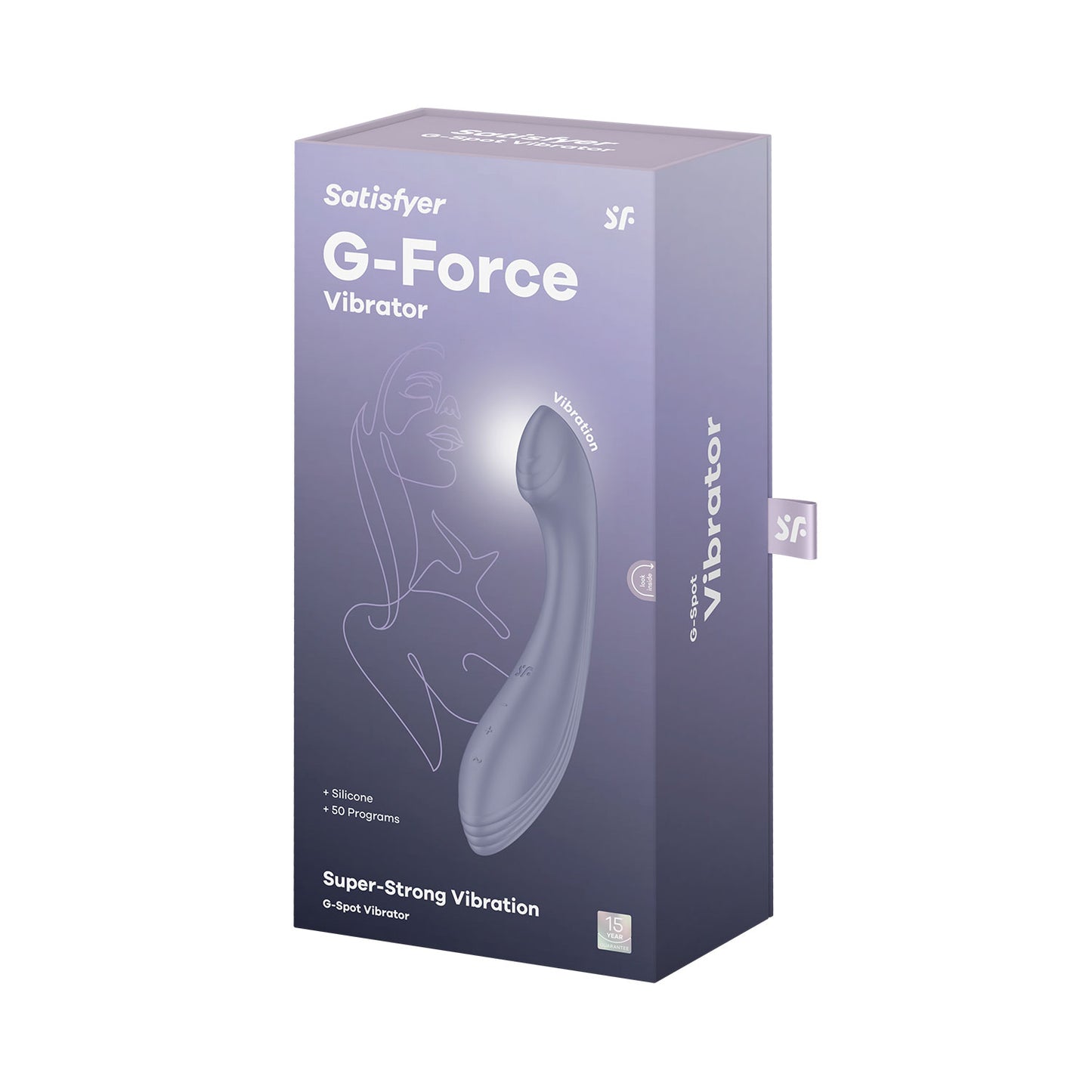Satisfyer - G-Force Rechargeable Silicone G-spot Vibrator Violet