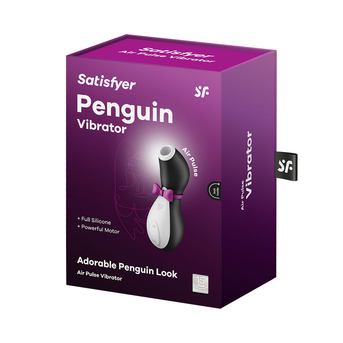 Satisfyer - Penguin Air Pulse Silicone Clitoral Stimulator