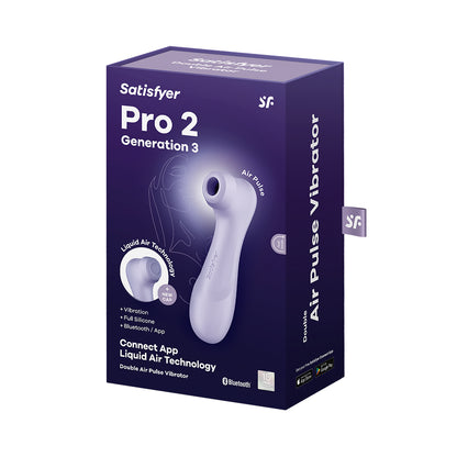 Satisfyer - Pro 2 Generation 3 App-Controlled Clitoral Vibrator Purple