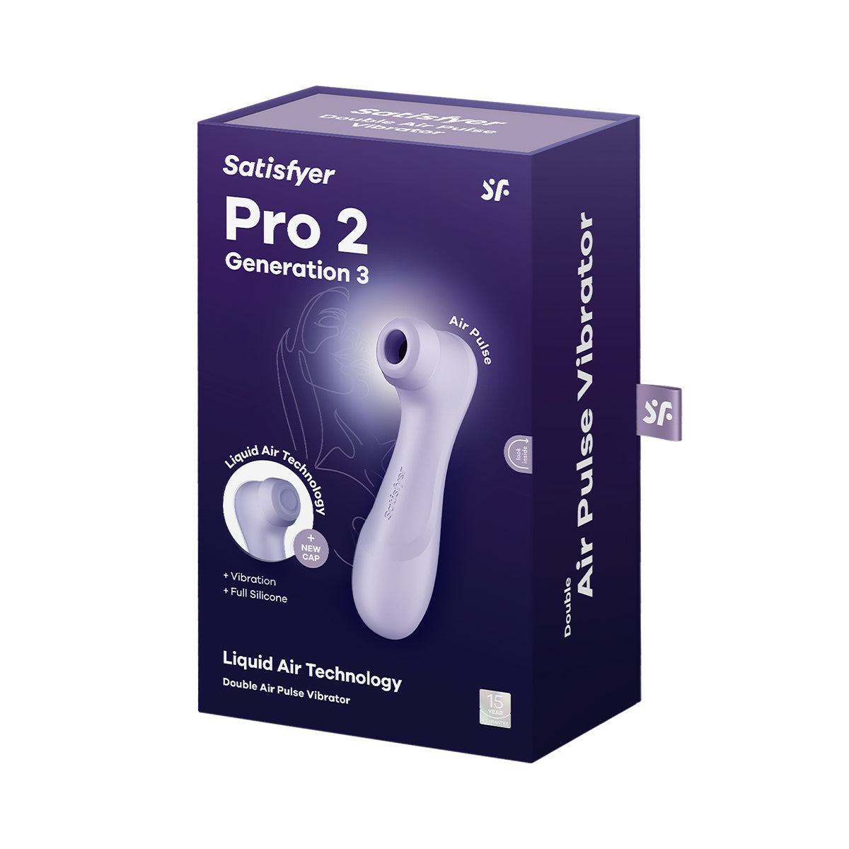 Satisfyer - Pro 2 Generation 3 Double Air Pulse Clitoral Vibrator Purple