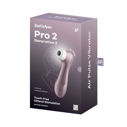 Satisfyer - Pro 2 Gen 2 Clitoral Stimulator Air Pulse Technology Violet