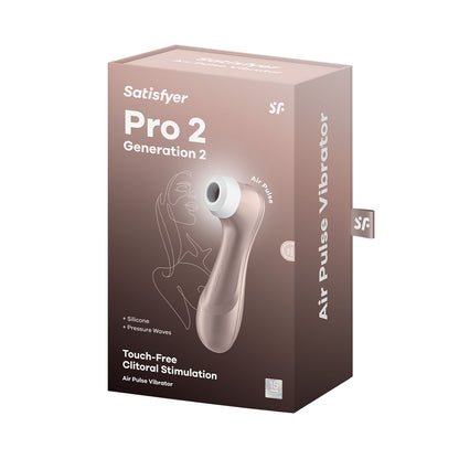 Satisfyer - Pro 2 Gen 2 Clitoral Stimulator Air Pulse Technology Pink