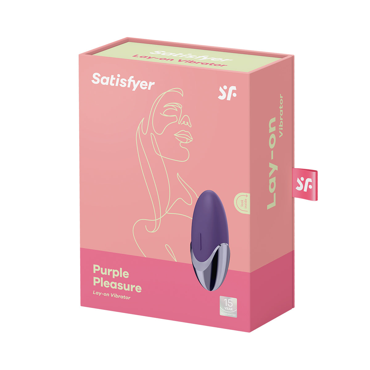 Satisfyer - Pleasure Purple Lay-On Clitoral Vibrator