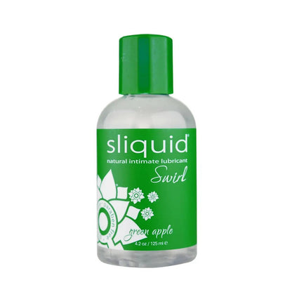 Sliquid - Swirl Natural Intimate Water Based Lubricant Green Apple 4.2 oz. 