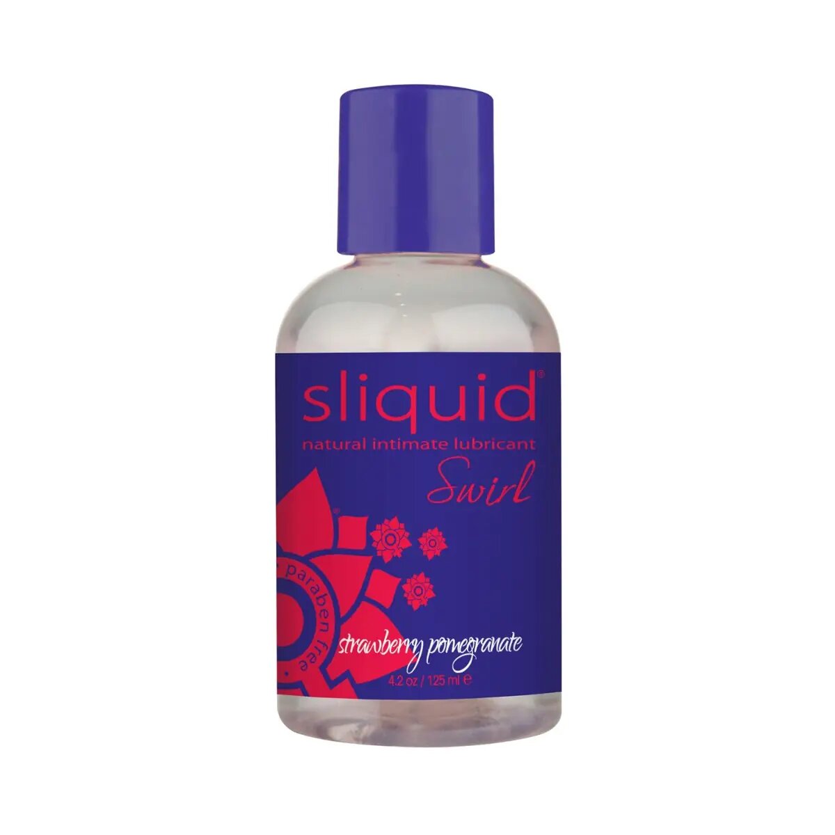 Sliquid - Swirl Natural Intimate Water Based Lubricant Strawberry Pomegranate 4.2 oz. 