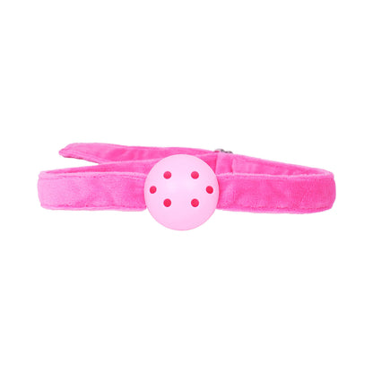 SM Club - Pink and Black Soft Touch Plush BDSM Intermediate 8-piece Set
