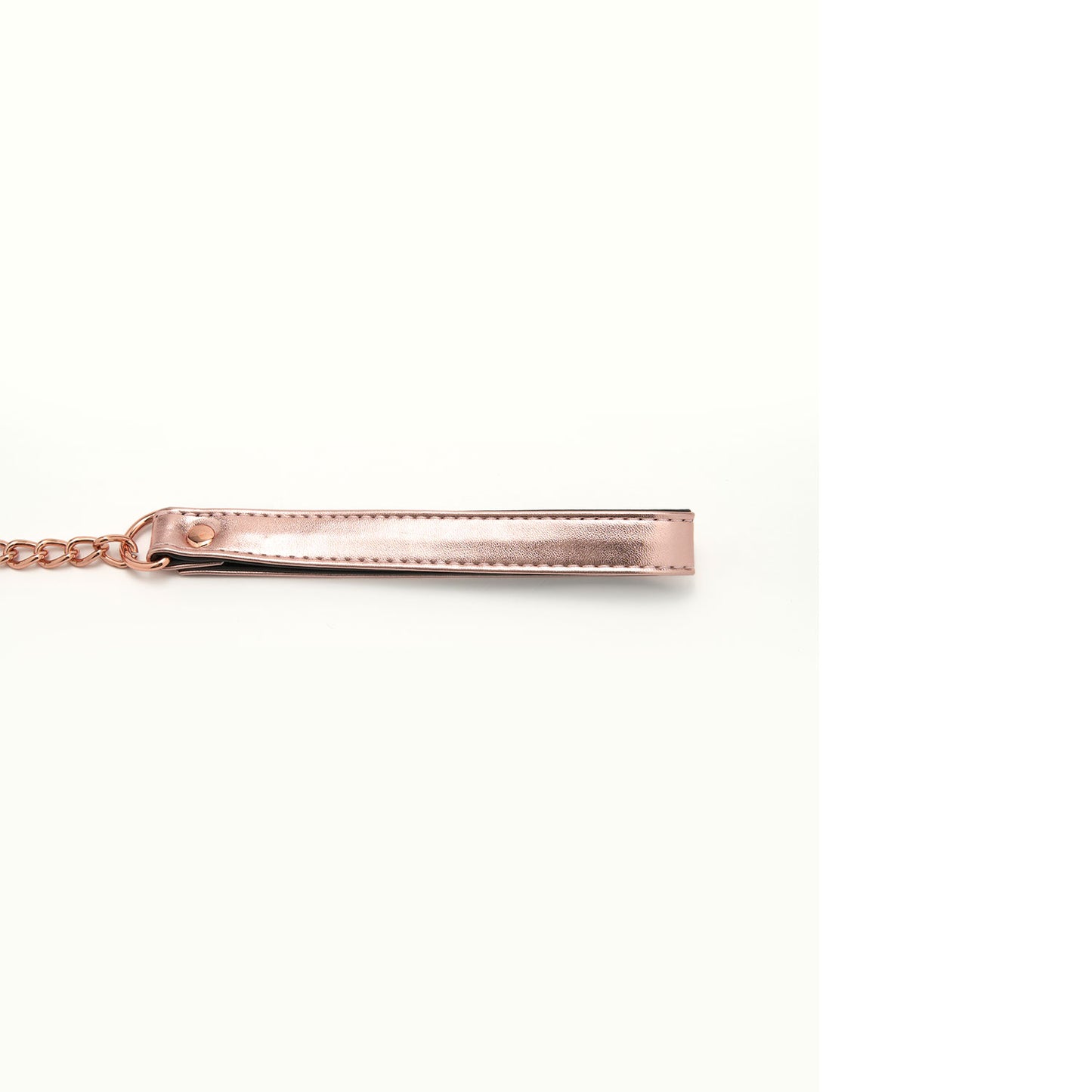 SM Club - Rose Gold Faux Leather Collar and Leash