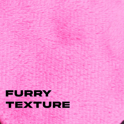 SM Club - Pink and Black Soft Touch Plush BDSM Intermediate 8-piece Set
