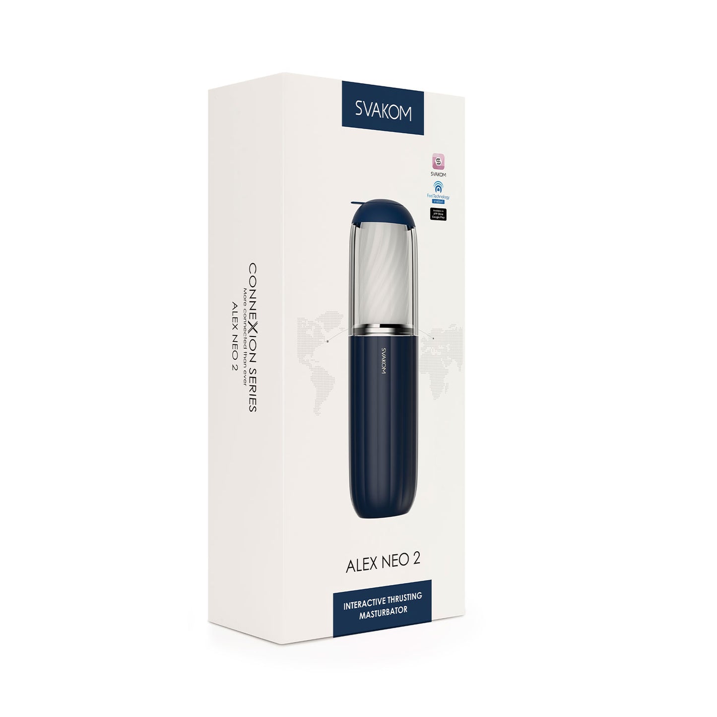 Svakom - Alex Neo 2 App-controlled Thrusting Masturbator