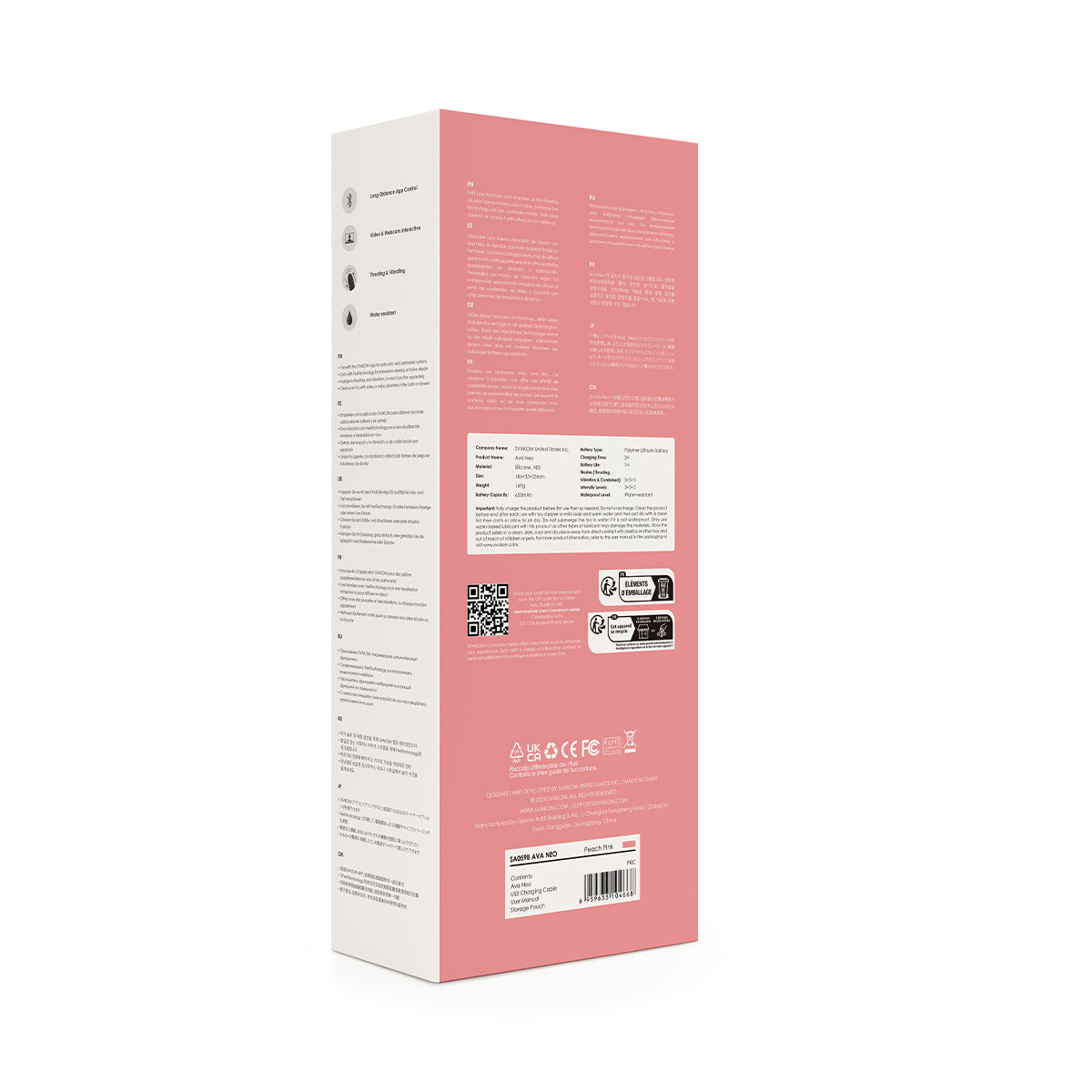 Svakom - Ava Neo App-Controlled Thrusting G-spot Vibrator