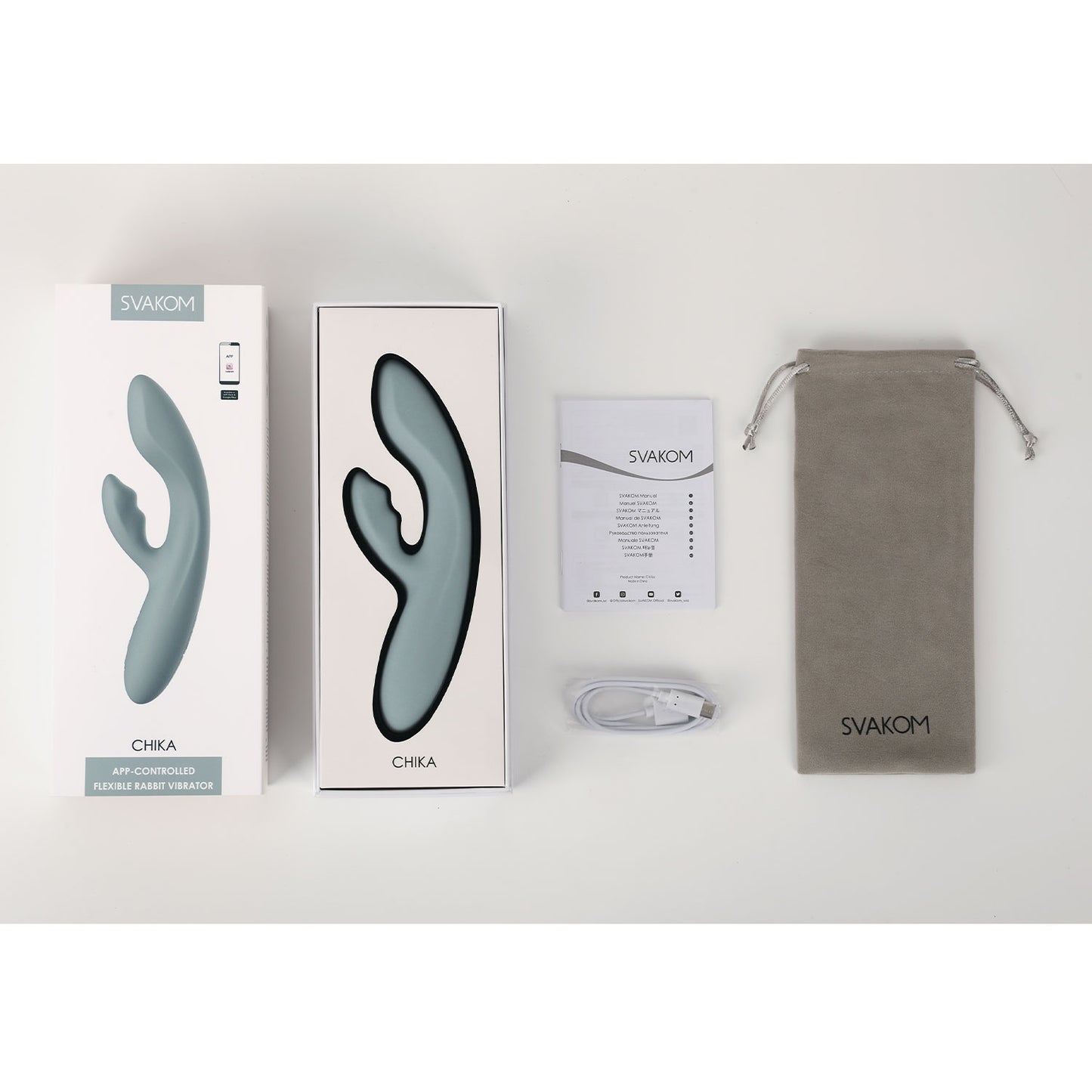 Svakom - Chika App-controlled Heating Rabbit Vibrator