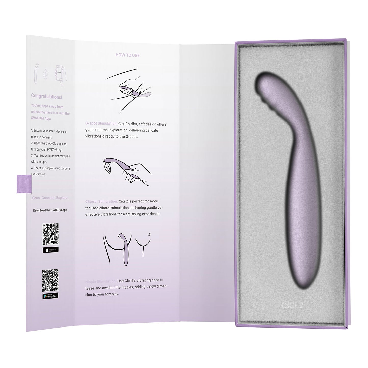 Svakom - Cici 2 App-Controlled Heating G-spot Vibrator