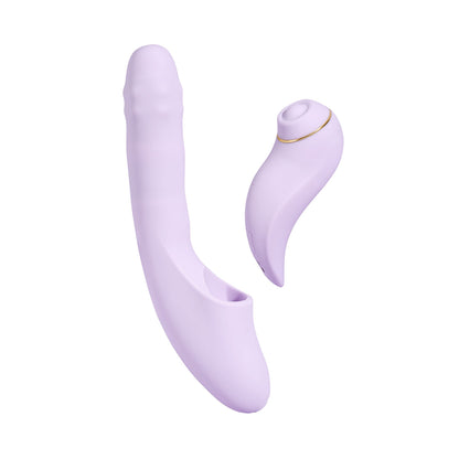 Svakom - DuoGlow App-Controlled Thrusting Vibrator with Pulsating Stimulator
