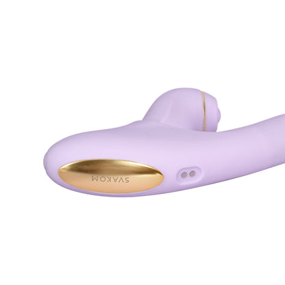 Svakom - DuoGlow App-Controlled Thrusting Vibrator with Pulsating Stimulator