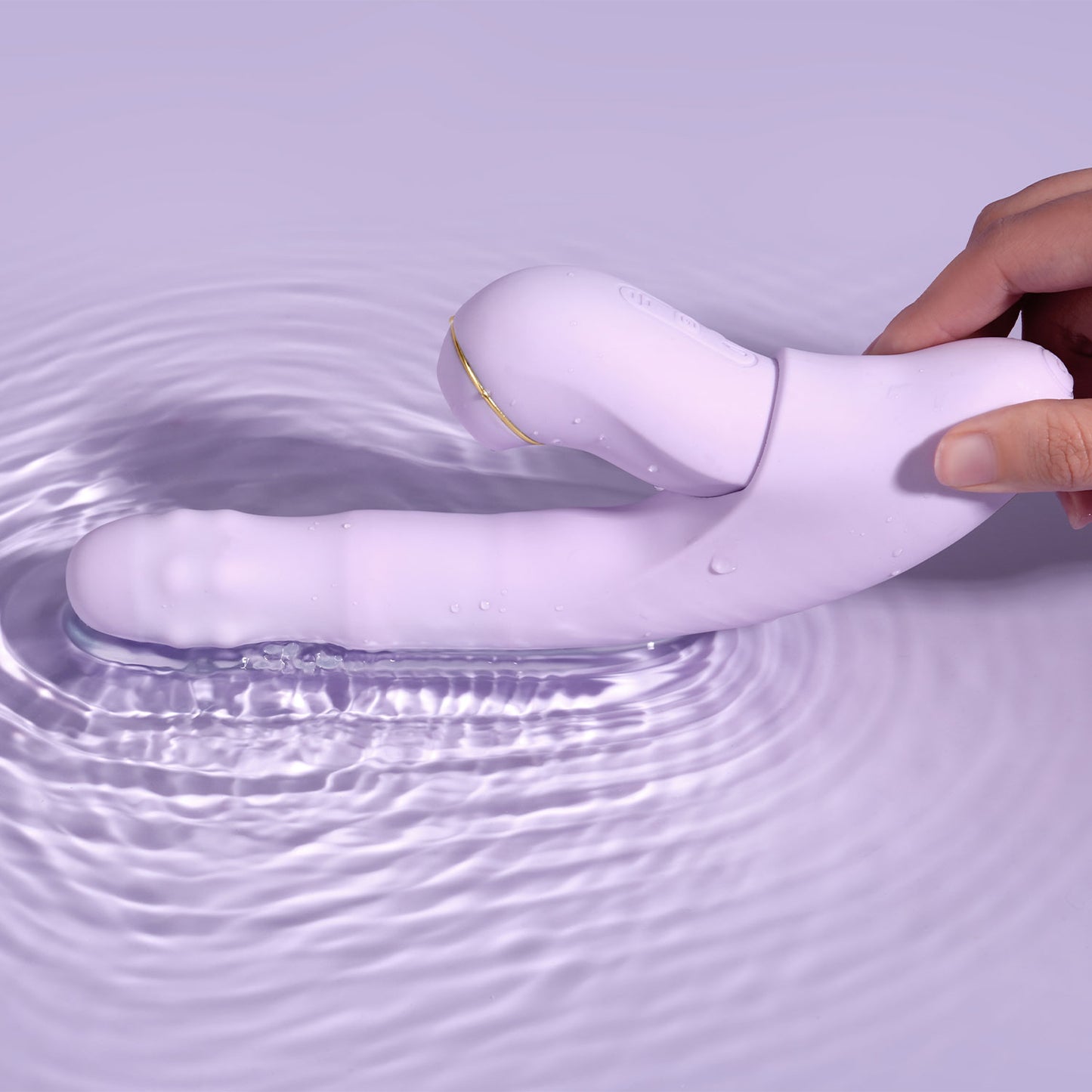 Svakom - DuoGlow App-Controlled Thrusting Vibrator with Pulsating Stimulator