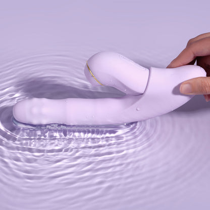 Svakom - DuoGlow App-Controlled Thrusting Vibrator with Pulsating Stimulator