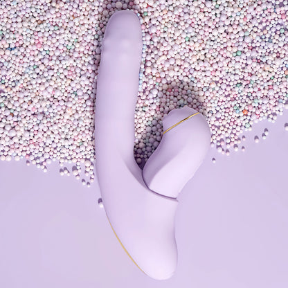Svakom - DuoGlow App-Controlled Thrusting Vibrator with Pulsating Stimulator