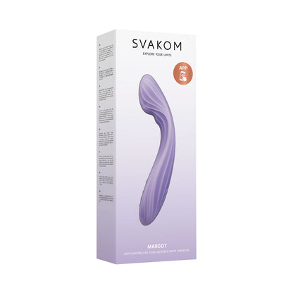 Svakom - Margot Dual Motor App-Controlled Vibrator with Heating Tip