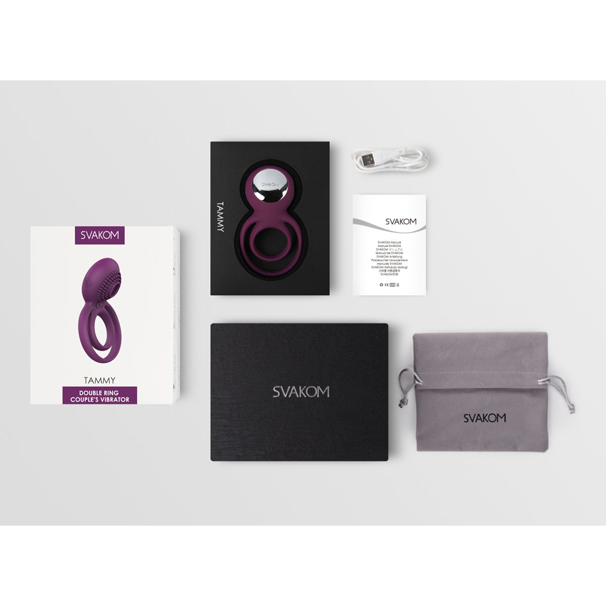 Svakom - Tammy Vibrating Double Cock Ring