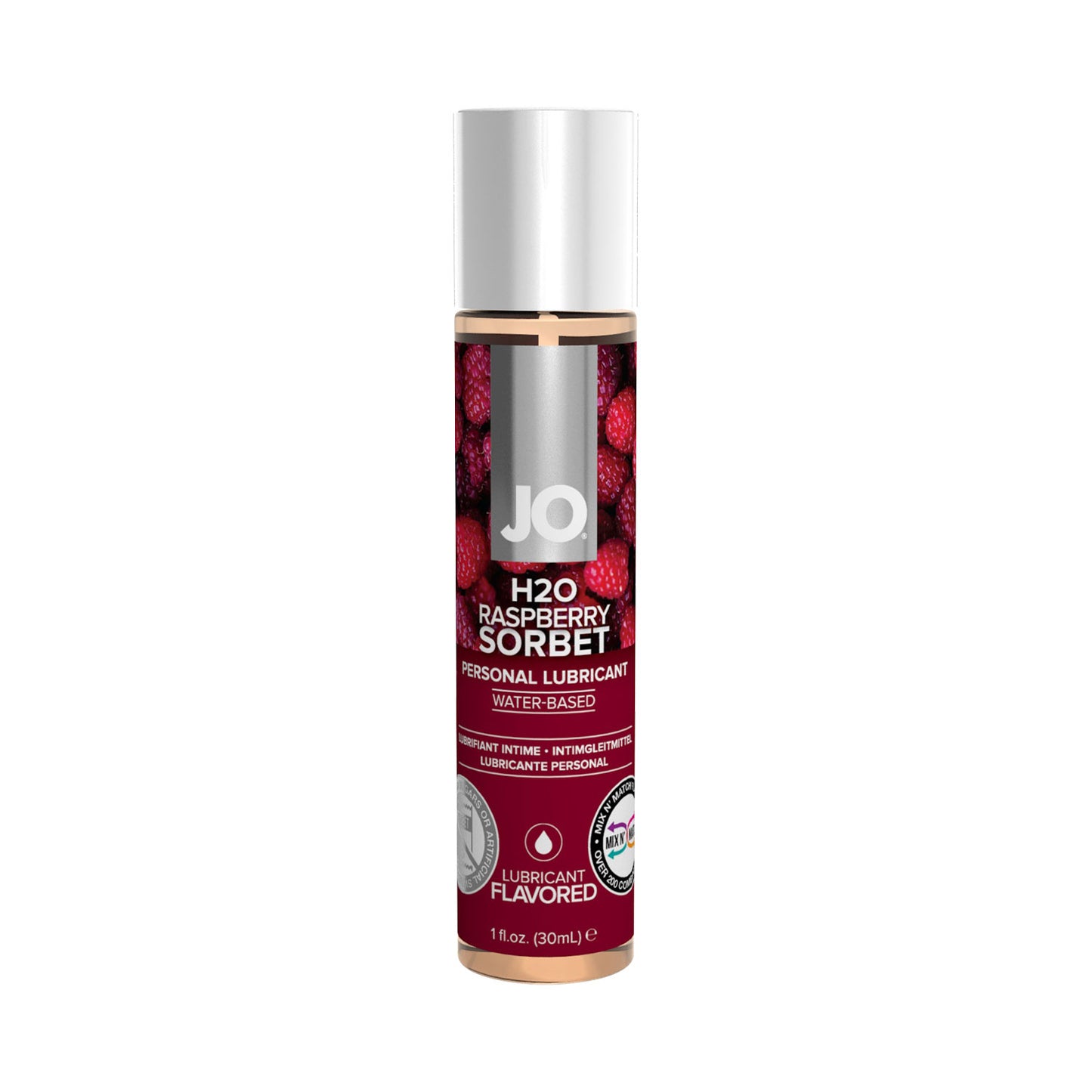 JO - H2O Raspberry Sorbet Flavored Lubricant 30ml